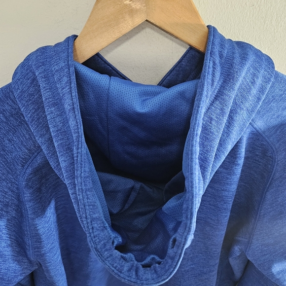 Adidas Royal Blue Pullover Hoodie Unisex - Picture 5 of 12